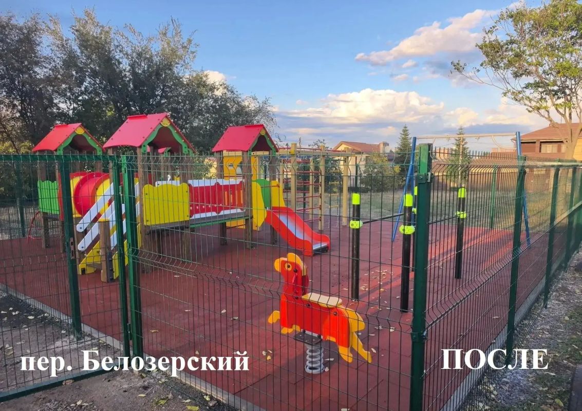 Александр Скрябин: Уважаемые ростовчане!. . Продолжаем приводить в порядок детские площадки в нашем городе