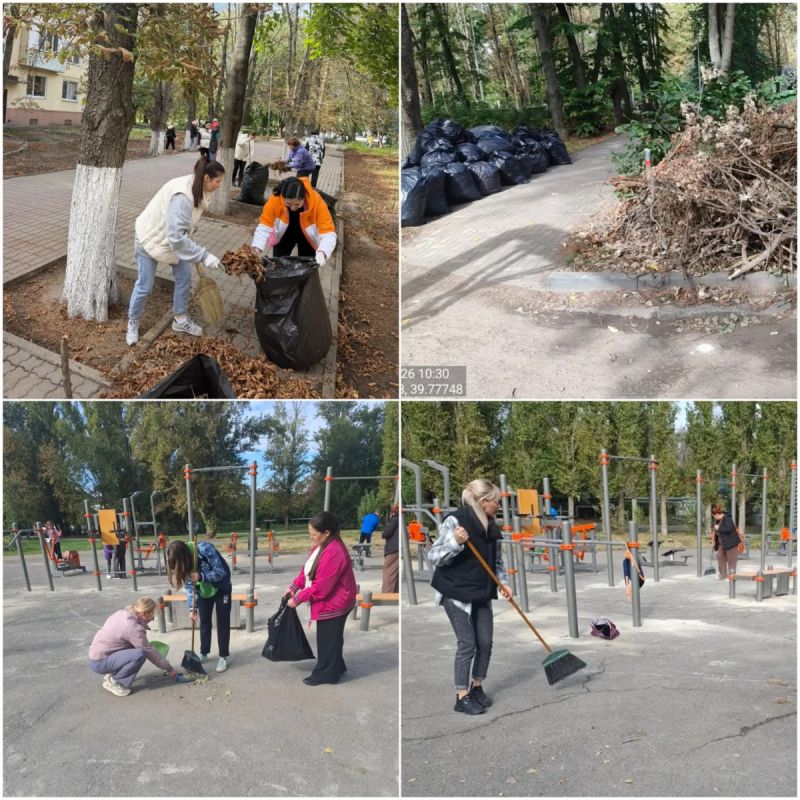 В Батайске прошёл осенний субботник В Батайске прошёл осенний субботник