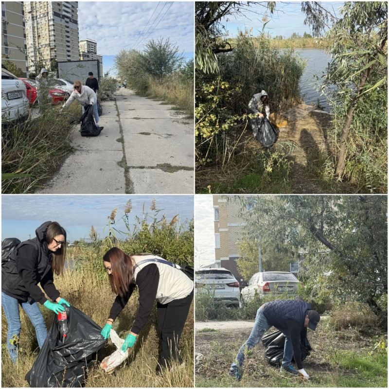 В Батайске прошёл осенний субботник В Батайске прошёл осенний субботник