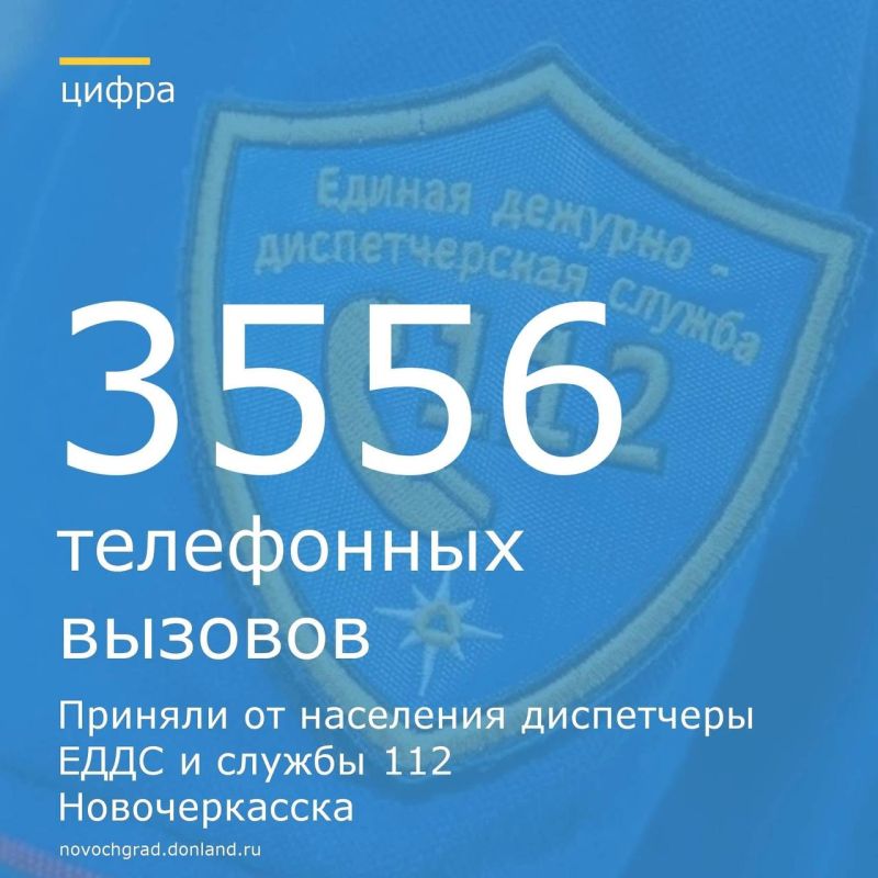 C 28 сентября по 4 октября диспетчеры ЕДДС и службы 112 города приняли от населения – 3556 телефонных вызовов