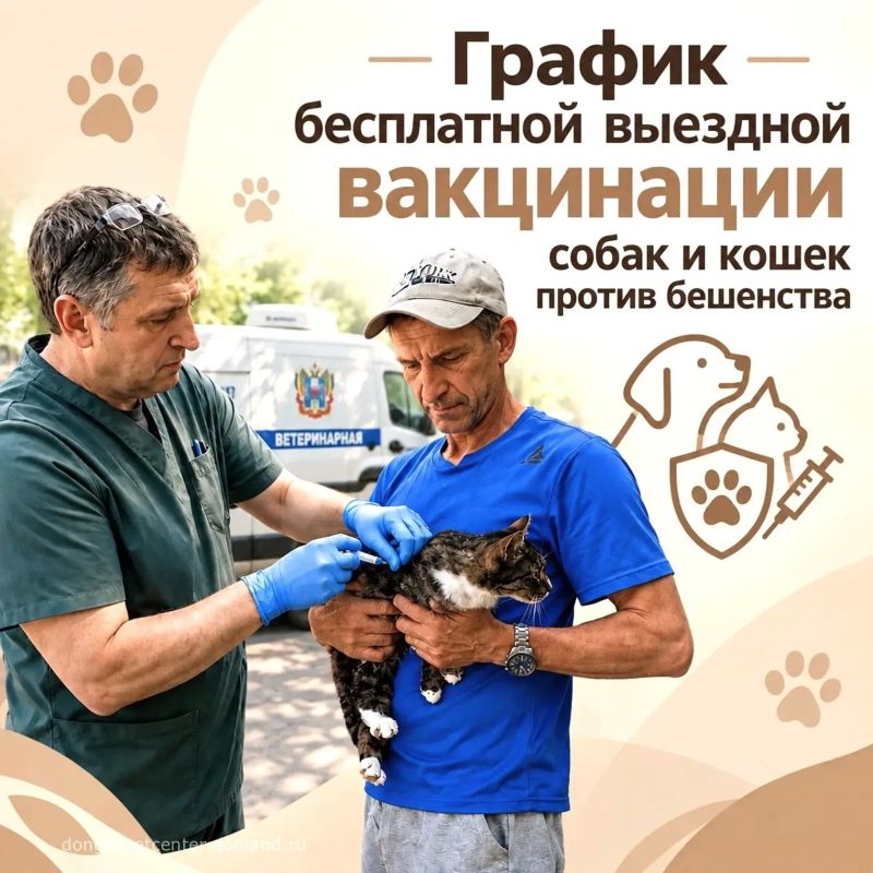 Со 2 октября по 1 ноября привить питомца можно бесплатно и без посещения ветклиники