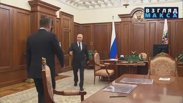 Владимир Путин провёл в Кремле рабочую встречу с министром транспорта России Андреем Никитиным