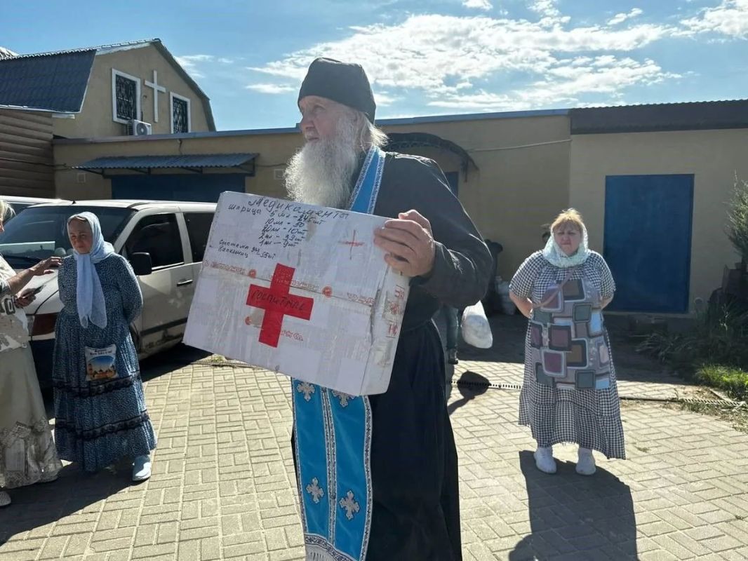 От храма села Крутые Хутора отправили груз в Ростовский госпиталь
