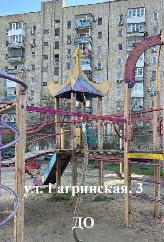 Александр Скрябин: Хорошая новость: в Октябрьском районе обновили ещё шесть детских площадок Александр Скрябин: Хорошая новость: в Октябрьском районе обновили ещё шесть детских площадок