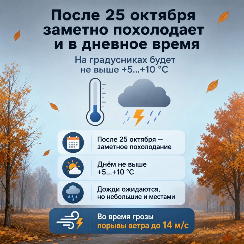 Холодать будет постепенно: какая погода ждёт дончан до конца октября? Холодать будет постепенно: какая погода ждёт дончан до конца октября?