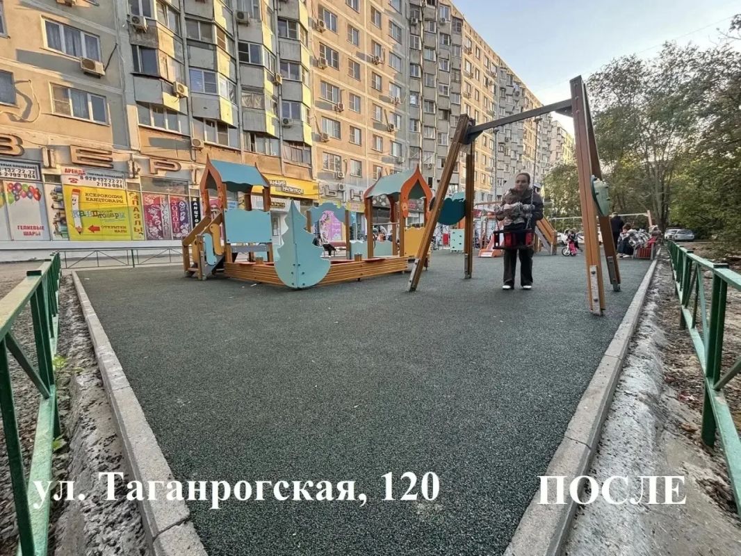 Александр Скрябин: Хорошая новость: в Октябрьском районе обновили ещё шесть детских площадок Александр Скрябин: Хорошая новость: в Октябрьском районе обновили ещё шесть детских площадок