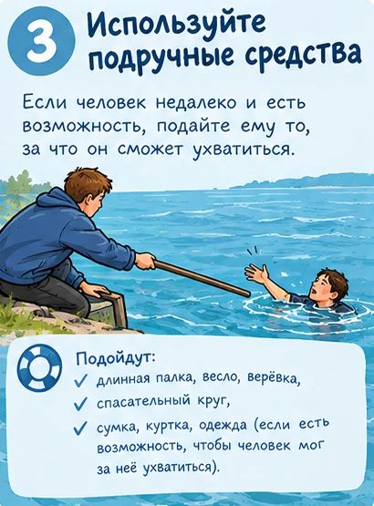 Увидел тонущего человека? Не проходи мимо — действуй! Увидел тонущего человека? Не проходи мимо — действуй!