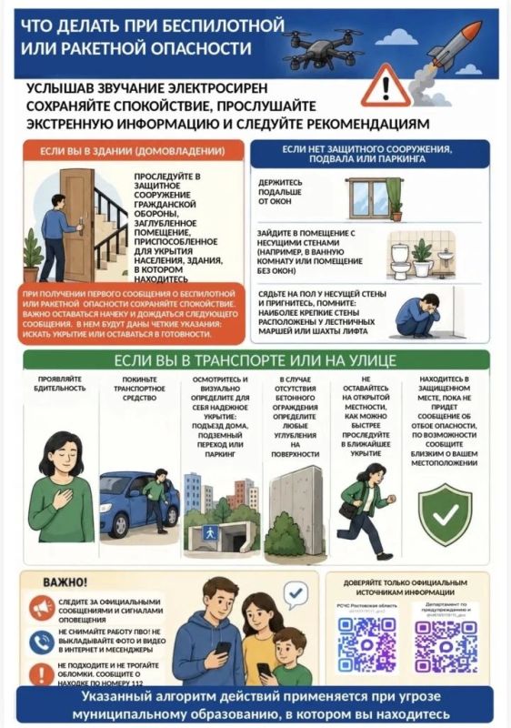 Услышав звучание электросирен, сохраняйте спокойствие! Услышав звучание электросирен, сохраняйте спокойствие!