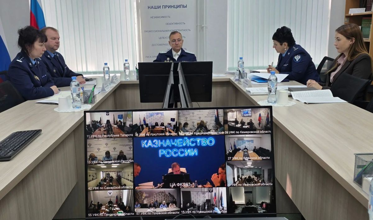 Управление Федерального казначейства по Ростовской области приняло участие в заседании Контрольной комиссии Федерального казначейства под руководством Романа Евгеньевича Артюхина