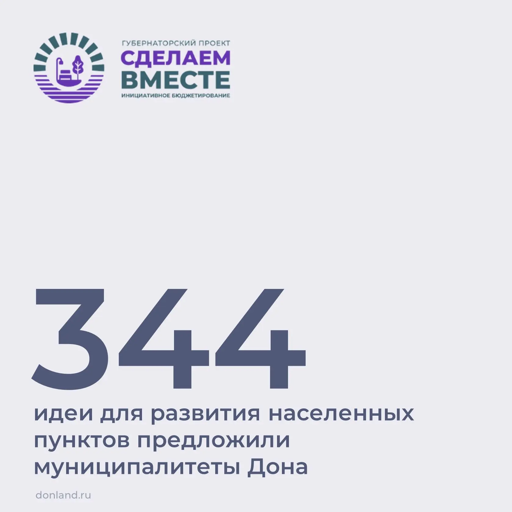 Завершился прием заявок на участие в губернаторском проекте поддержки местных инициатив «Сделаем вместе» в Ростовской области
