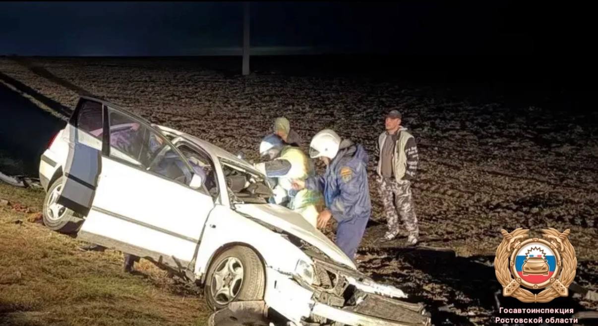 На автодороге «Ростов – Ставрополь» в лобовом ДТП погибли два человека