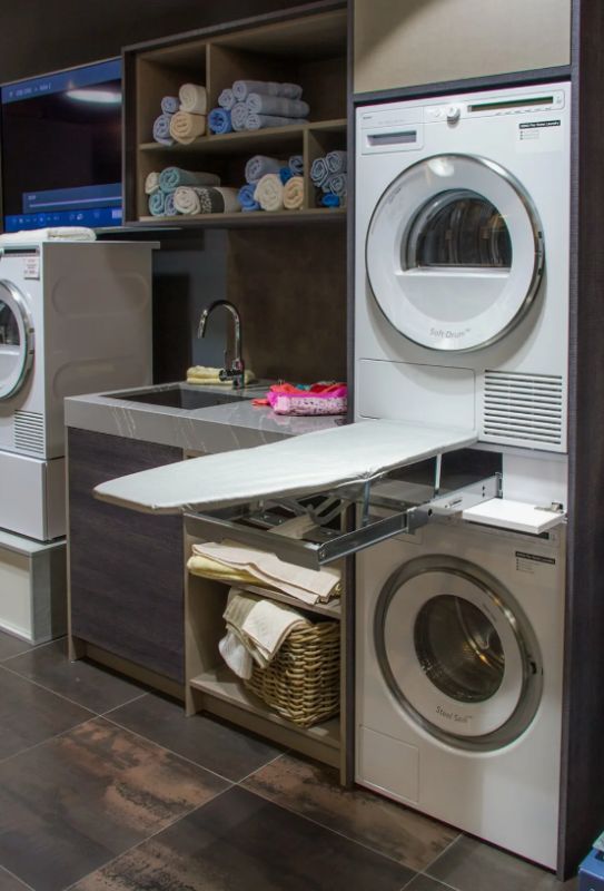 Идеальное пространство: как правильно установить сушильную машину на стиральную