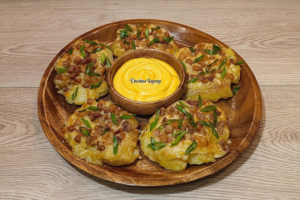 Зимнее наслаждение: вкусный мятый картофель со шкварками