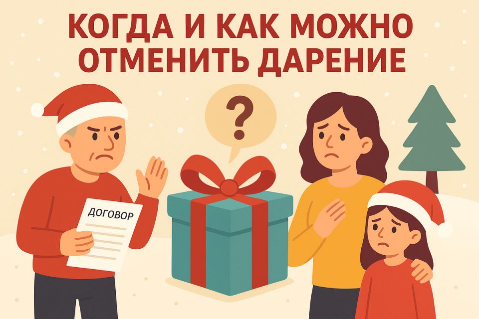 Как отменить дарение: мифы и реальность